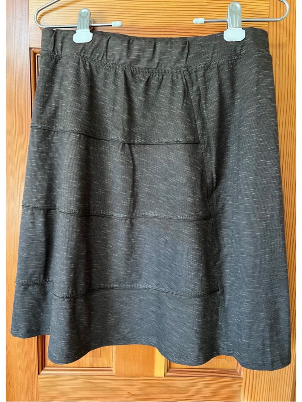 Horny Toad Women’s Dark Brown  Tiered Knit Skirt